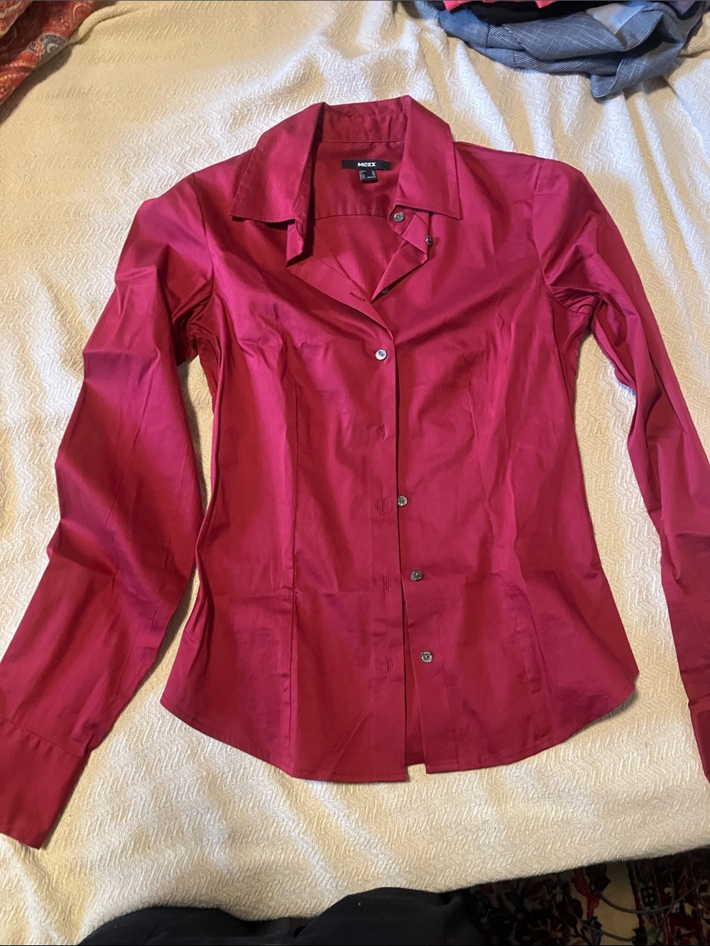 Mexx Women's Button-Down Shirt in Berry